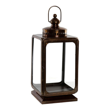 Lantern DKD Home Decor Bronze Metal Crystal (23 x 23 x 52 cm)