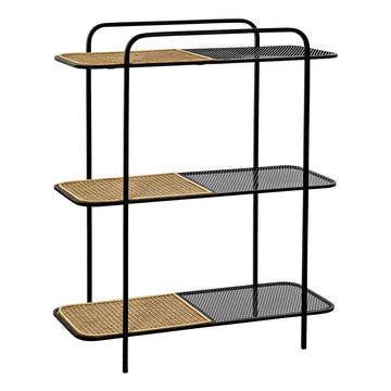 Shelves DKD Home Decor Metal Rattan (82 x 35 x 100 cm)