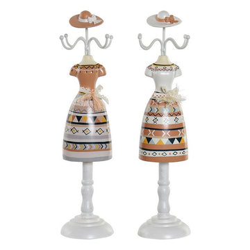 Jewellery Stand DKD Home Decor Metal Resin MDF Wood Boho (2 pcs)