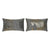 Cushion DKD Home Decor Polyester Panther Golden (50 x 30 cm) (2 pcs)