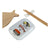 Sushi Set DKD Home Decor Bamboo Porcelain (9 pcs)