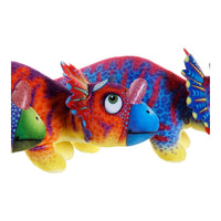 Fluffy toy DKD Home Decor Polyester Dinosaur (3 pcs) (38 x 11 x 14.5 cm)