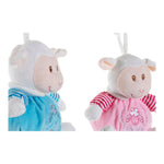 Musical Plush Toy DKD Home Decor Blue Pink Polyester (2 pcs) (21 x 14 x 33 cm) (2 pcs)
