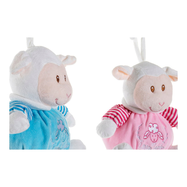 Musical Plush Toy DKD Home Decor Blue Pink Polyester (2 pcs) (21 x 14 x 33 cm) (2 pcs)