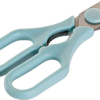 Scissors DKD Home Decor Metal polypropylene Sky blue Mint (2 pcs)