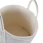 Basket DKD Home Decor Cotton (35 x 35 x 28 cm)