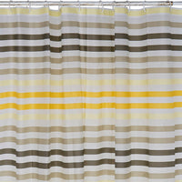 Shower Curtain DKD Home Decor Yellow Green PE (Polyethylene) EVA (180 x 180 x 200 cm)