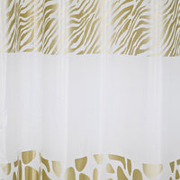 Shower Curtain DKD Home Decor White PE (Polyethylene) Golden EVA (180 x 200 x 200 cm)