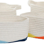 Basket set DKD Home Decor Cotton (2 pcs)