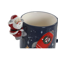 Mug DKD Home Decor Father Christmas