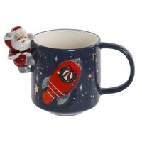 Mug DKD Home Decor Father Christmas