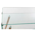 Side table DKD Home Decor Transparent Crystal beech wood (120 x 40 x 74 cm)