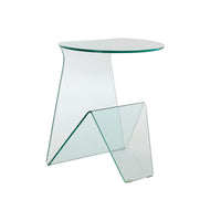 Side table DKD Home Decor Crystal Transparent (40 x 45 x 55.5 cm)