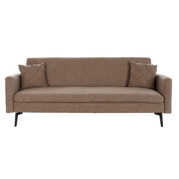 Sofabed DKD Home Decor Polyester Metal (197 x 84 x 81 cm) (173 x 104 x 43 cm)