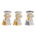 Money box DKD Home Decor Cow Dolomite (3 pcs)