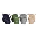 Basket set DKD Home Decor Storage Bags Canvas Loft (4 pcs)