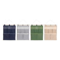 Hanging Clothes Organiser DKD Home Decor ‎ Canvas (35 x 0.5 x 43.5 cm) (4 pcs)