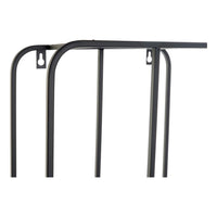 Shelves DKD Home Decor Coat rack Black Metal (30 x 15 x 72 cm)