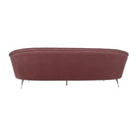 Sofa DKD Home Decor Pink Polyester Metal (250 x 100 x 80 cm)