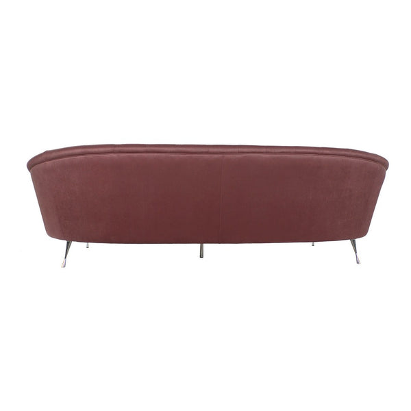 Sofa DKD Home Decor Pink Polyester Metal (250 x 100 x 80 cm)