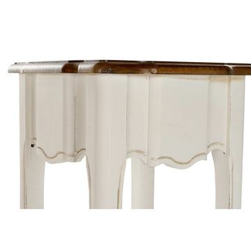Set of 2 tables DKD Home Decor White Brown (2 pcs) (35 x 35 x 80 cm)