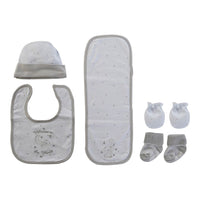 Set Bavaglino e Babbucce DKD Home Decor 0-6 Mesi Cotone