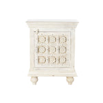 Side table DKD Home Decor White Wood (54.5 x 35 x 68 cm)