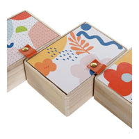 Decorative box DKD Home Decor MDF Wood (3 pcs) (14 x 10 x 5 cm)