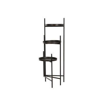 Side table DKD Home Decor Black Metal (60 x 66 x 111 cm)