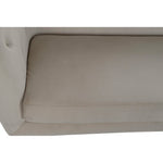 Sofa DKD Home Decor Beige Polyester MDF Wood (135 x 72 x 84 cm)