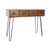 Side table DKD Home Decor Brown Black Metal Mango wood (100.5 x 39 x 79 cm)
