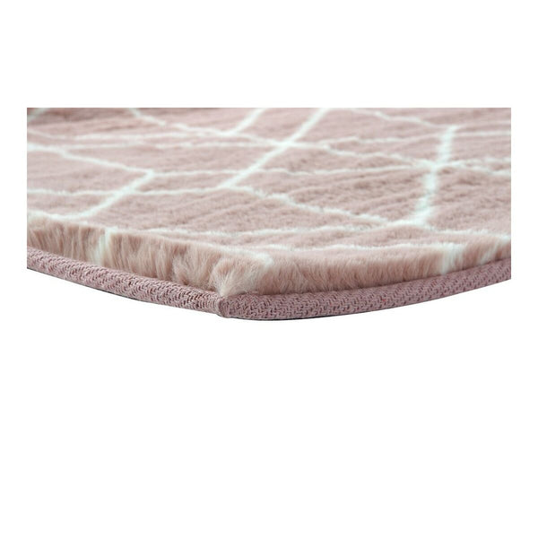 Carpet DKD Home Decor Pink Polyester (60 x 2.4 x 1 cm)