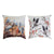 Cushion DKD Home Decor Birds Polyester (2 pcs) (45 x 10 x 45 cm)