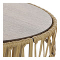 Side Table DKD Home Decor Cotton Metal MDF Wood (60.5 x 60.5 x 61 cm)
