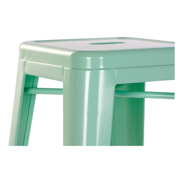 Stool DKD Home Decor Turquoise Metal (43 x 43 x 76 cm)