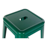 Stool DKD Home Decor Green Metal (43 x 43 x 76 cm)