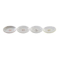 Underplate DKD Home Decor Stoneware (4 pcs) (20 x 20 x 3.5 cm)