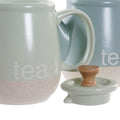 Teapot DKD Home Decor 8424001793235 Blue Green Stoneware 1 L 22,5 x 12 x 16,5 cm (2 Units)