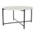 Dining Table DKD Home Decor Stone Iron (80 x 80 x 45 cm)