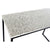 Console DKD Home Decor White Black Stone Iron (100 x 40 x 77 cm)