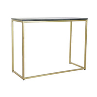 Console DKD Home Decor Black Golden Marble Iron (100 x 40 x 77 cm)