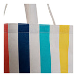 Multi-use Bag DKD Home Decor Stripes Multicolour Polyester Cotton (24 x 26 x 35 cm)