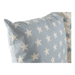 Cushion DKD Home Decor Blue 60 x 10 x 60 cm Stars White (2 Units)