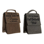 Cool Bag DKD Home Decor Thermal Leather Canvas (2 pcs) (18 x 14 x 28 cm)