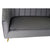 Sofa DKD Home Decor Grey Polyester Metal Golden Glam (140 x 77 x 81 cm)