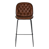 Stool DKD Home Decor Brown Black Polyurethane Metal (51 x 53 x 114 cm)