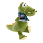 Fluffy toy DKD Home Decor Green Polyester Crocodile (20 x 30 x 37 cm)
