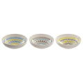 Bowl DKD Home Decor China crockery (700 ml) (3 pcs) (14 x 14 x 8 cm)