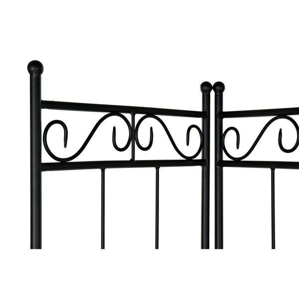 Shelves DKD Home Decor Black Crystal Ironwork (32 x 32 x 170 cm)