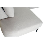 Chaise Longue Sofa DKD Home Decor Beige Cotton Metal (240 x 170 x 90 cm)